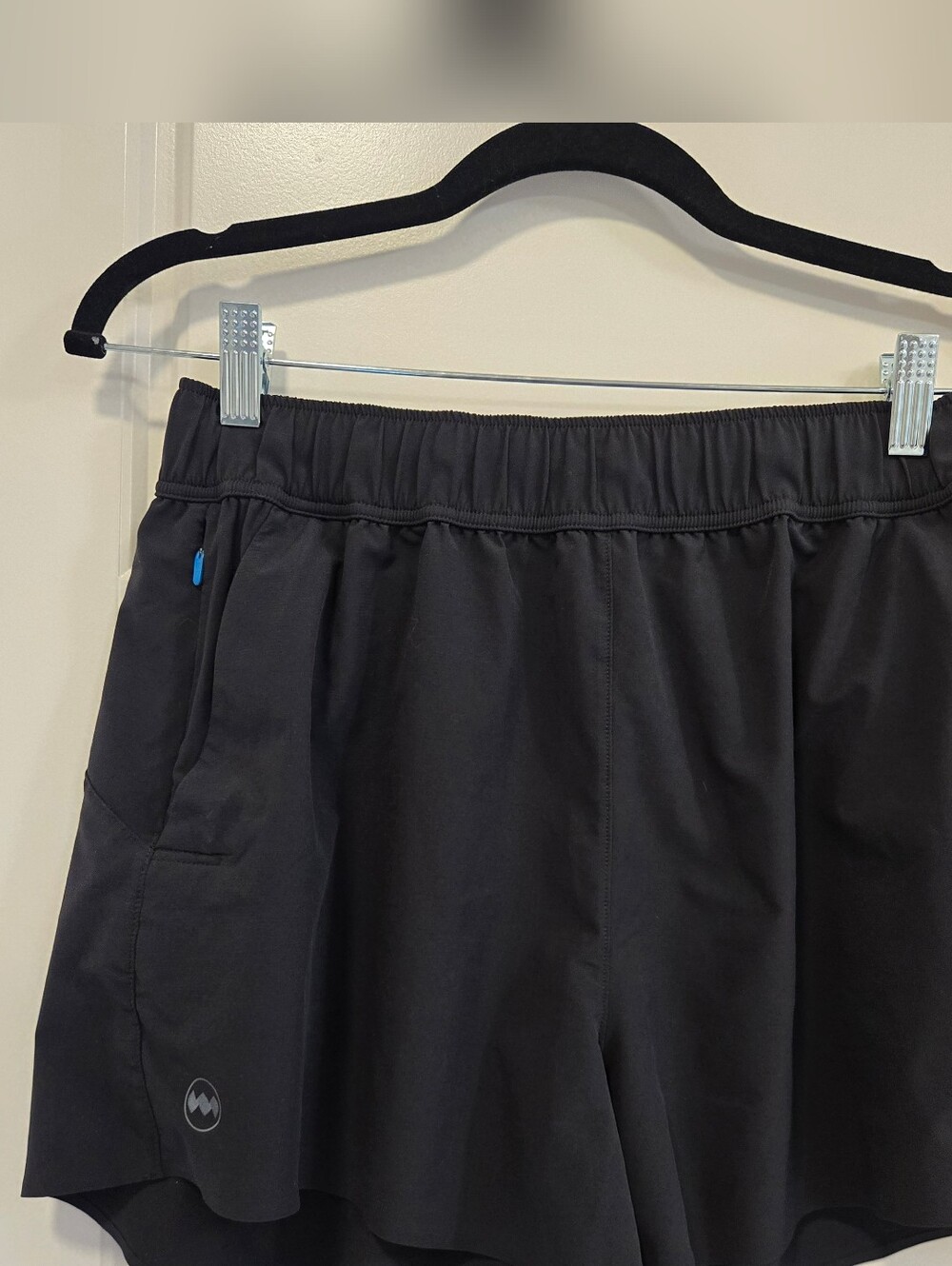 Janji Black Transit Shorts Medium